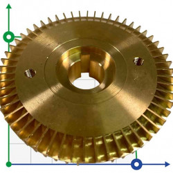 Wirnik do pompy wirowej oleju WM-10 mosiądz