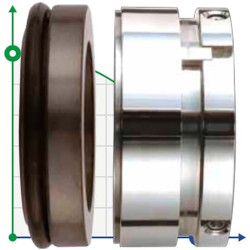 Uszczelnienie mechaniczne Grundfos Sarlin R-706SS 65, SIC/SIC, VITON, 304