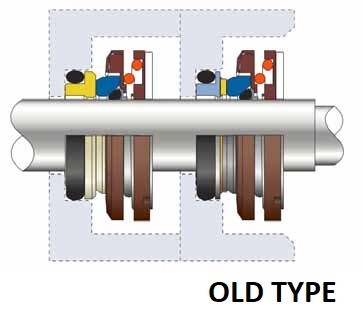 Uszczelnienie pompy FLYGT R-FL.XA 20, L, TC/TC, VITON, 304