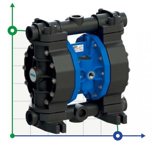 Pneumatyczna pompa membranowa SEKO Duotek AF65 PP