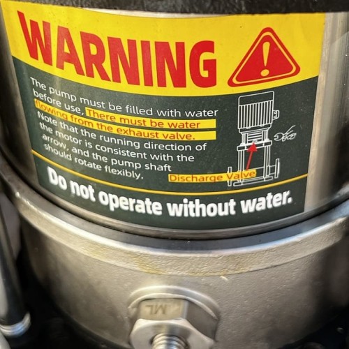 Pompa wielostopniowa BVS 4-4, 0,75kW, AISI 316, Ex przeciwwybuchowa