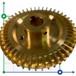 Wirnik do pompy wirowej oleju WM-20 mosiądz