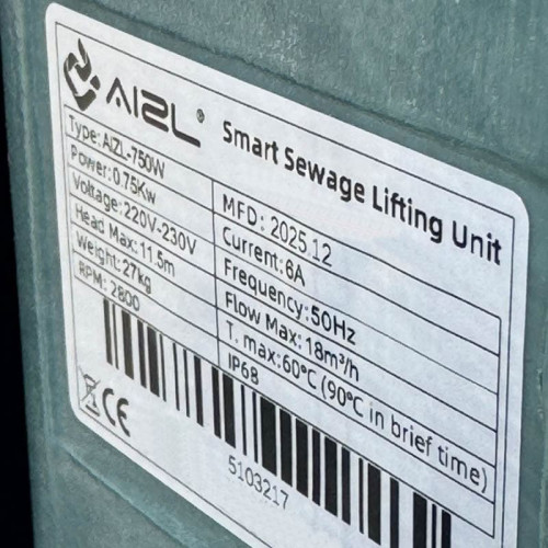 Podnośnik Solo ze zdalnym sterowaniem AIZL-750W, 18/11,5, 0,75 kW, 220 V, 2800 obr./min