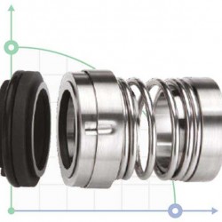 Uszczelnienie pompy R-JB103 28, SIC/CAR, VITON, 304, T5С