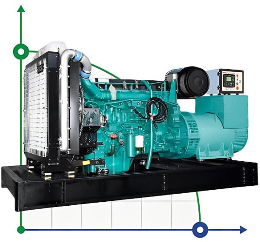 Przemysłowy generator diesla XHYV-200GF z ATS, silnik Volvo 250kVA, 200kW, 380V/50HZ typ otwarty