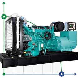 Przemysłowy generator diesla XHYV-200GF z ATS, silnik Volvo 250kVA, 200kW, 380V/50HZ typ otwarty