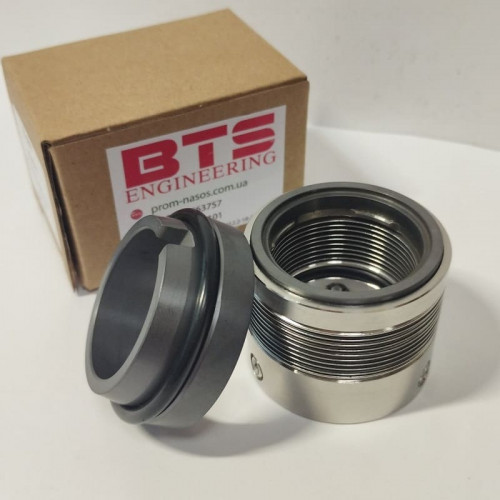Uszczelnienie mieszkowe metalowe wału pompy R-680 2, SIC/SIC, VITON, AM350/316