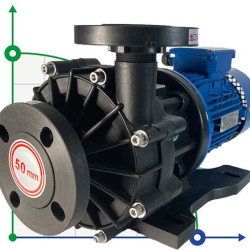 Pompa chemiczna z napędem magnetycznym MP-HX-542 GFRPP, 450L/min, 24,4m, 380V, silnik ABLE