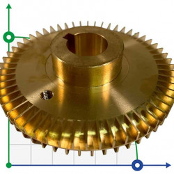 Wirnik do wirowej pompy olejowej WM-30 mosiądz