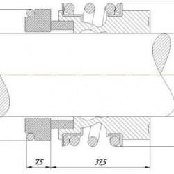 Uszczelnienie mechaniczne R-MG13 20, CAR/SIC, VITON, 304, G6 typ BURGMANN MG13, AESSEAL B013, B093U, B013SS, FLOWSERVE 193