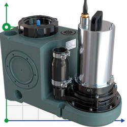 Urządzenie do podnoszenia ścieków z rozdrabniaczem i panelem sterowania AIZL-SC750W, 15,5/13,5, 0,75 kW, 220 V, 2800 obr./min