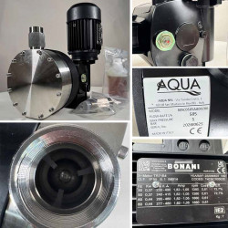 Pompa membranowa z silnikiem dozującym polielektrolit AQUA MSC, AISI 316L, 505 l/h, 5 bar, 0,37 kW, 380 V