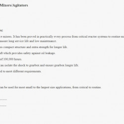 Mieszalnik mieszający serii GREATWALL MIXERS GMR z przekładnią zamontowaną pod kątem prostym o mocy do 1100 kW 1~350 obr./min.