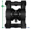 RUBY 081V-P-TVT-T  pompa membranowa pneumatyczny