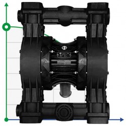 RUBY 081V-P-TVT-T  pompa membranowa pneumatyczny