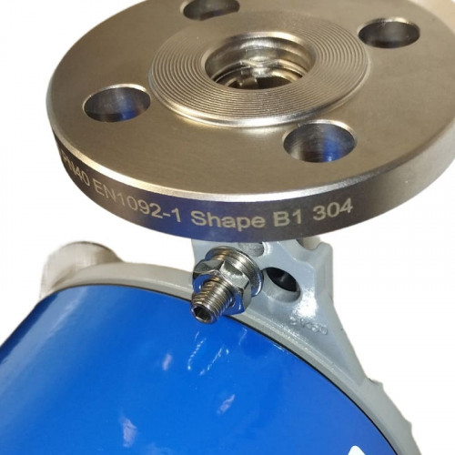 Витратомір (ротаметр) з нержавіючої сталі KLZZ-DN15/PN40 (alcohol 95%, water 5%), 50...500 l/h, 4-20mA, Ex