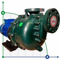 Pompa wodna bromowa QHB-50032 PVDF, 520 l/min, 19 m, 380 V, odśrodkowa samozasysająca