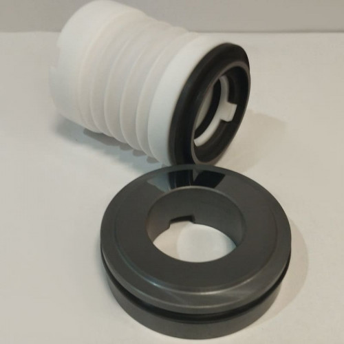 Uszczelnienie mechaniczne do pompy chemicznej QHB z mieszkiem PTFE R-WB3 25, L, CAR/SIC, VITON, 304