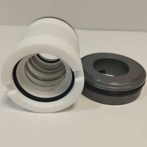 Uszczelnienie mechaniczne do pompy chemicznej QHB z mieszkiem PTFE R-WB3 25, L, CAR/SIC, VITON, 304