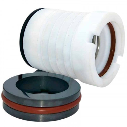Uszczelnienie mechaniczne do pompy chemicznej QHB z mieszkiem PTFE R-WB3 25, L, CAR/SIC, VITON, 304