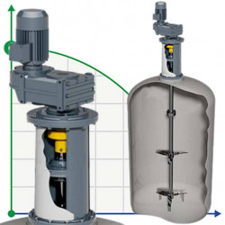 Mieszalnik GREATWALL MIXERS seria GMP z wałem równoległym moc do 315 kW 1~400 obr./min