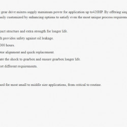 Mieszalnik GREATWALL MIXERS seria GMP z wałem równoległym moc do 315 kW 1~400 obr./min