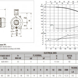 Pompa odśrodkowa pozioma DAB K 40/200 M, 60152452
