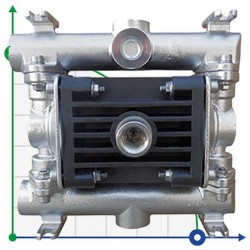 RUBY 010S-P-NTSS-T  pompa membranowa pneumatyczny