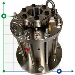 Podwójna uszczelka do mieszadła R-M481KL-D 40, SIC/SIC/CAR/SIC/VITON, 304