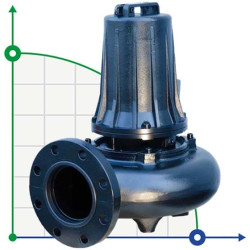 Pompa głębinowa Dreno AT 150/4/173 C. 256 z jednokanałowym wirnikiem otwartym
