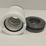 Uszczelnienie mechaniczne pompy chemicznej z mieszkiem PTFE R-WB3 25, S, CAR/SIC, VITON, 304