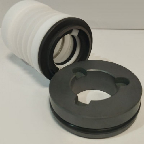 Uszczelnienie mechaniczne pompy chemicznej z mieszkiem PTFE R-WB3 25, S, CAR/SIC, VITON, 304