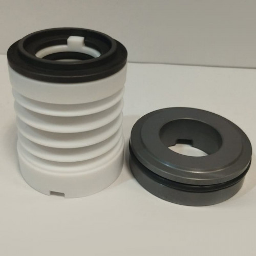 Uszczelnienie mechaniczne pompy chemicznej z mieszkiem PTFE R-WB3 25, S, CAR/SIC, VITON, 304