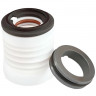 Uszczelnienie mechaniczne pompy chemicznej z mieszkiem PTFE R-WB3 25, S, CAR/SIC, VITON, 304