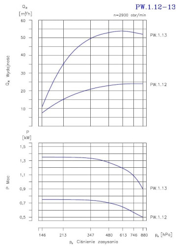 PW.1.13.1.1100 pompa próżniowa jednostopniowa