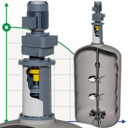 Mikser współosiowy GREATWALL MIXERS seria GMC o mocy do 90 kW 0,1~160 obr./min
