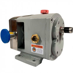 Pompa krzywkowa do pomidorów, ketchupu LQ3A-3-304/4/B, 0,3-0,8 m3/h, 0,3 MPa, 0,75 kW, 200-500 obr./min, AISI 304 bez silnika, przyłącze zaciskowe