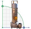Odpływowa pompa zanurzeniowa ATEX 316 DERBY EX 75, 220V
