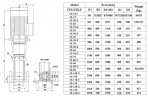 CDLF 42-90-2, AISI 316 pompa wielostopniowa do mycia CIP