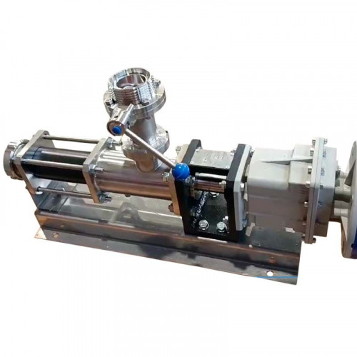 Pompa śrubowa 3101-0106, AISI 304/EPDM, 1,1 kW, 380 V/50 Hz, 400 obr./min, 6 barów, do szamponów, żeli, balsamów i mydeł