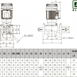 Pompa obiegowa DAB KLP 40-1200/BQQE 1x230 50, 60214728