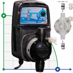 Pompa dozująca do dezynfekcji zbóż PDE HC151+ PI-MA M80 240V PVDF-CE-VT, 4-20 l/h, 20-1 bar