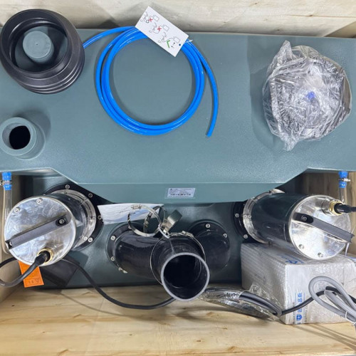 Urządzenie do podnoszenia ścieków z dwiema pompami i panelem sterowania AIZL-1500W Podwójne, 30/13, 1,5 kW, 220V, 2800 obr./min