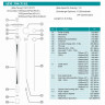 SS316L+700mm część pompy (rura) do pompy beczkowej