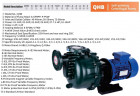 Pompa transferowa chlorku żelazowego QHB-G-50052EAL-SSH5V38AGABS-3801, GFRPP, 4 kW, 380 V, odśrodkowa, samozasysająca