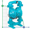 Pneumatyczna pompa membranowa DP 200 AL/SN - AL/N