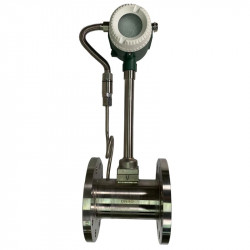 DN80 Przepływomierz wirowy ze stali nierdzewnej KLUGB PN16 RF kołnierz DIN, do pary 0.18-5.5 t/h <1,6 МПа, 120-145°C, 4-20mA, ExdIIBT6