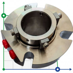 Uszczelnienie kompaktowe R-BED 70, SIC/SIC/CAR/SIC/VITON, M/316