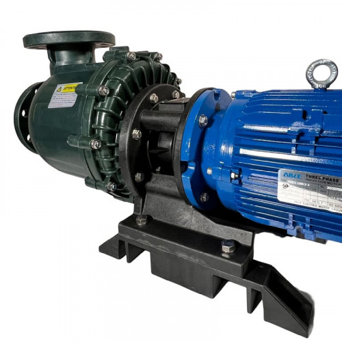 Pompa chemiczna do azotanu sodu QHB-750102 PVDF, 1300 l/min, 26,5 m, 380 V, odśrodkowa samozasysająca