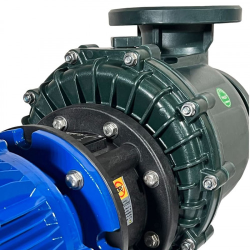 Pompa chemiczna do azotanu sodu QHB-750102 PVDF, 1300 l/min, 26,5 m, 380 V, odśrodkowa samozasysająca